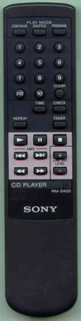 SONY 1-467-880-11 RMD420 Genuine  OEM original Remote