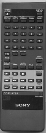 SONY 1-467-889-11 Genuine  OEM original Remote