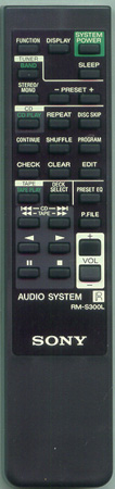 SONY 1-467-969-11 RMS300L Genuine  OEM original Remote