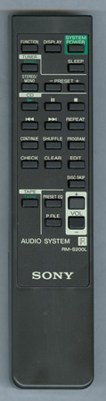 SONY 1-467-988-11 RMS200L Genuine OEM original Remote