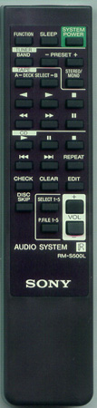 SONY 1-467-997-11 RMS500L Genuine  OEM original Remote