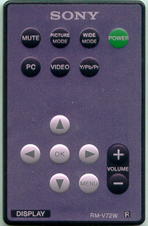 SONY 1-468-724-11 RMV72W Genuine OEM original Remote