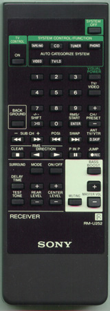 SONY 1-473-071-11 RMU252 Genuine  OEM original Remote