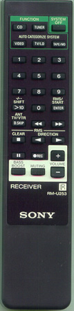 SONY 1-473-072-11 RMU253 Genuine OEM original Remote