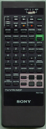 SONY 1-473-224-11 RMY133 Genuine  OEM original Remote
