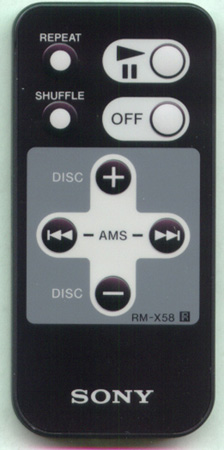 SONY 1-473-612-21 RMX58 Genuine  OEM original Remote
