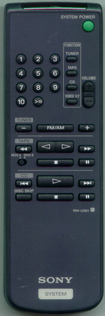 SONY 1-473-623-11 RMU561 Genuine  OEM original Remote