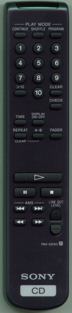 SONY 1-473-720-11 RMDX50 Refurbished Genuine OEM Original Remote