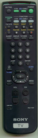 SONY 1-473-750-12 RMY137 Genuine  OEM original Remote