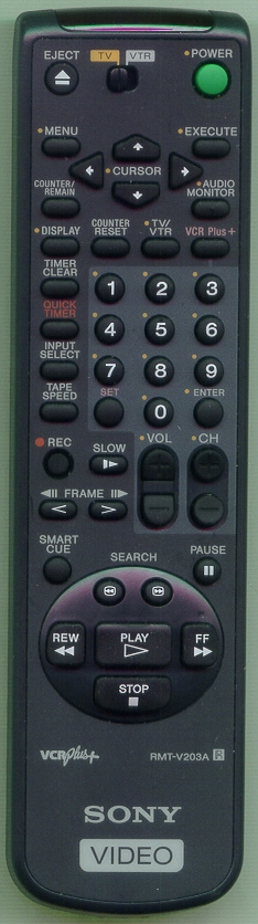 SONY 1-475-032-21 RMTV203A Refurbished Genuine OEM Original Remote