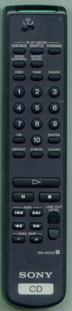SONY 1-475-087-11 RMDC43 Genuine  OEM original Remote