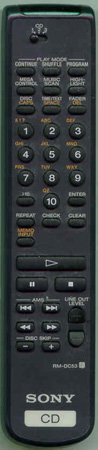 SONY 1-475-088-11 RMDC53 Genuine  OEM original Remote