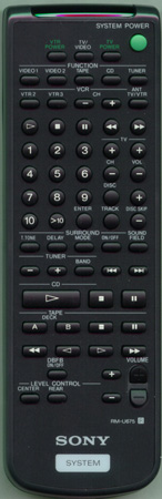SONY 1-475-107-11 RMU675 Genuine  OEM original Remote