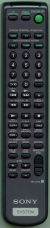 SONY 1-475-108-11 RMU475 Genuine  OEM original Remote