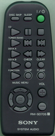 SONY 1-475-115-31 RMSD70S Genuine  OEM original Remote