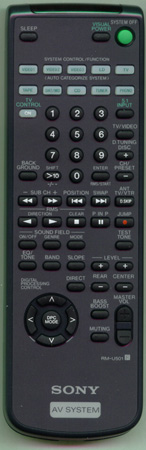 SONY 1-475-135-11 RMU501 Genuine  OEM original Remote