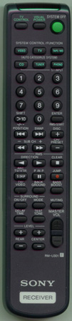 SONY 1-475-136-11 RMU301 Genuine  OEM original Remote