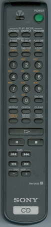 SONY 1-475-208-11 RMDX55 Genuine  OEM original Remote