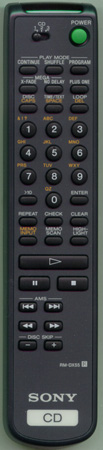 SONY 1-475-208-21 RMDX55 Genuine  OEM original Remote