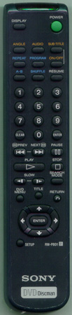 SONY 1-475-561-21 RMPBD1 Genuine OEM original Remote