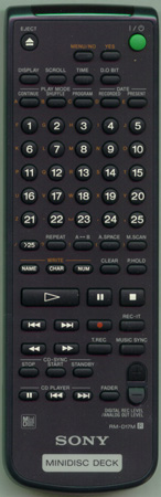 SONY 1-475-580-11 RMD17M Genuine OEM original Remote