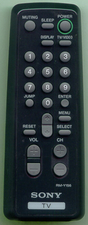 SONY 1-475-633-11 RMY156 BLACK Genuine  OEM original Remote