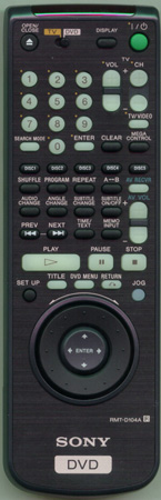 SONY 1-475-686-61 RMTD104A Genuine  OEM original Remote