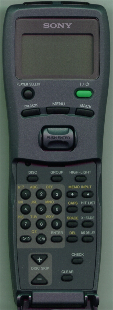SONY 1-475-789-11 RMDX260 Genuine  OEM original Remote