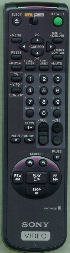 SONY 1-475-805-11 RMTV251 Refurbished Genuine OEM Original Remote