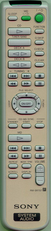 SONY 1-475-806-11 RMSR707 Genuine OEM original Remote