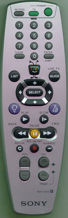 SONY 1-476-036-12 RMTV303 Genuine  OEM original Remote
