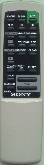 SONY 1-476-133-11 RMSG8 Refurbished Genuine OEM Original Remote