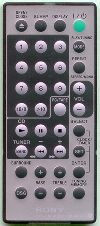 SONY 1-476-158-11 RMSCEX22 Genuine  OEM original Remote