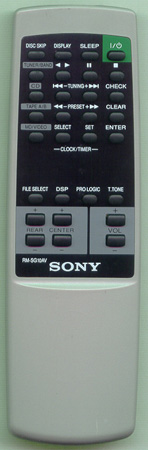 SONY 1-476-187-11 RMSG10AV Genuine  OEM original Remote