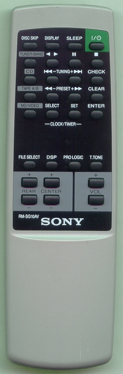 SONY 1-476-187-11 RMSG10AV Refurbished Genuine OEM Original Remote