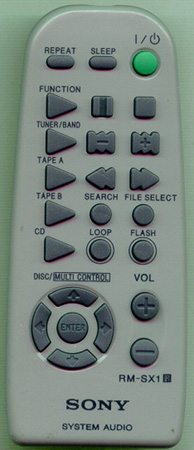 SONY 1-476-192-11 RMSX1 Genuine  OEM original Remote