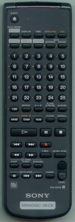 SONY 1-476-336-11 RMDR1E Genuine  OEM original Remote
