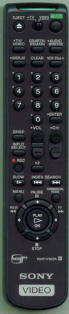 SONY 1-476-435-11 RMTV307A Genuine  OEM original Remote