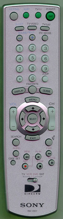 SONY 1-476-462-11 RMY807 Genuine  OEM original Remote