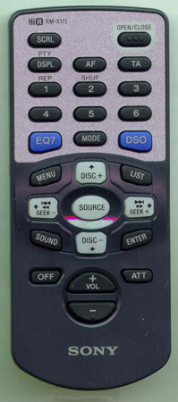 SONY 1-476-546-11 RM-X111 Genuine OEM original Remote