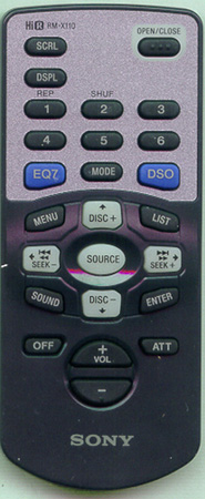 SONY 1-476-546-22 RM-X110 Genuine OEM original Remote