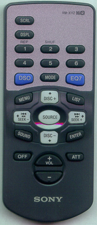 SONY 1-476-546-41 RM-X112 Genuine OEM original Remote