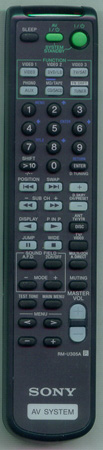 SONY 1-476-552-21 RMU305A Genuine  OEM original Remote