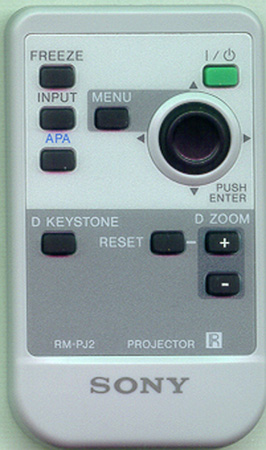 SONY 1-476-555-21 RMPJ2 Genuine  OEM original Remote