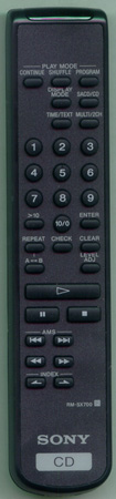 SONY 1-476-598-13 RMSX700 Genuine  OEM original Remote