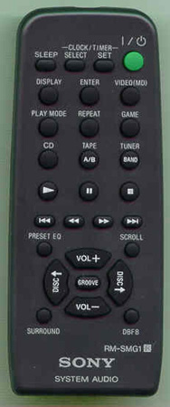 SONY 1-476-632-11 RMSMG1 Genuine  OEM original Remote