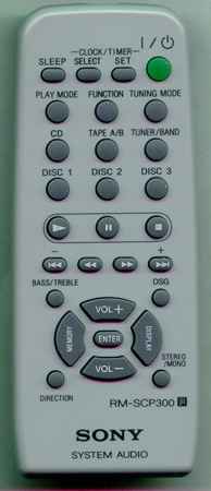 SONY 1-476-705-11 RMSCP300 Genuine OEM original Remote
