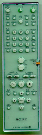 SONY 1-476-785-11 RMSS900 Genuine  OEM original Remote