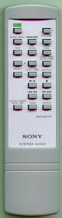 SONY 1-476-827-11 RMSEP30 Genuine OEM original Remote