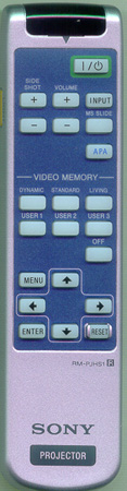 SONY 1-476-957-13 RMPJHS1 Genuine  OEM original Remote